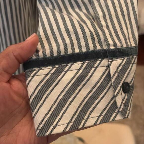 PINK Victoria's Secret XXL Striped Sleep Shirt Button Down - Picture 4 of 7